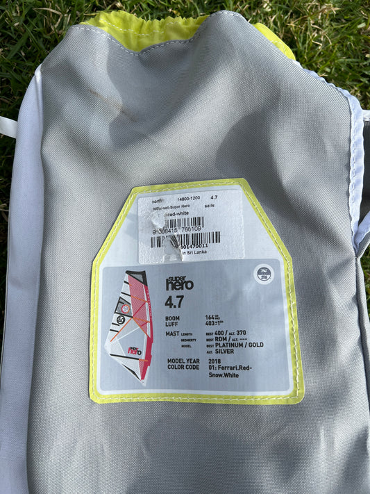 Vela North Sails Super Hero 4.7